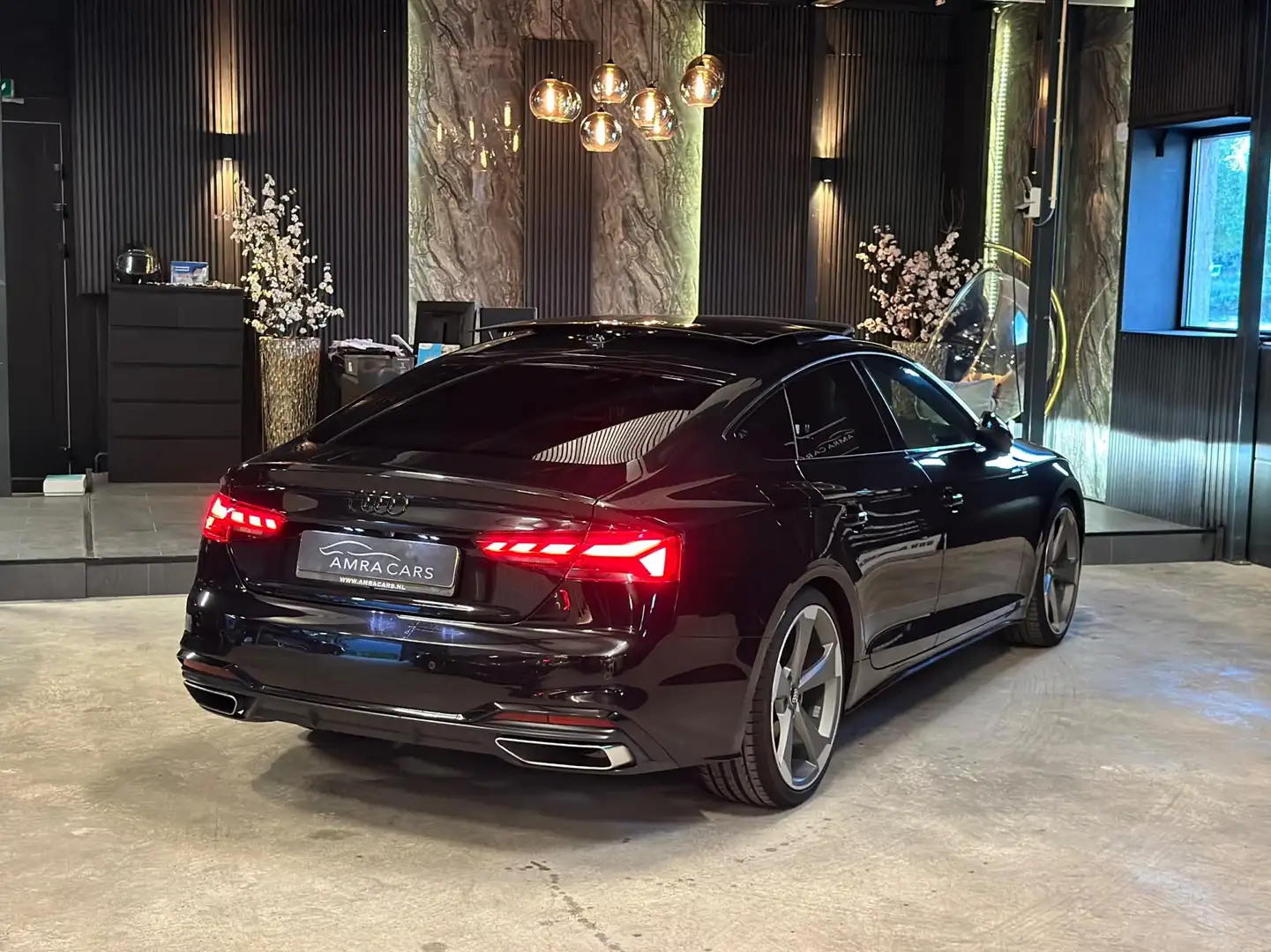 Audi A5 Sportback 40 TFSI 3X S-Line|PANO|BOMVOL! Noir - 2