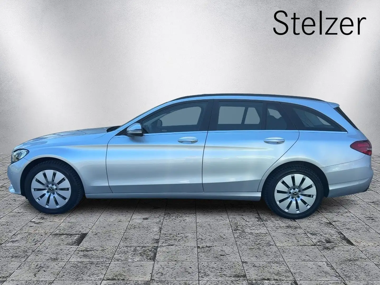 Mercedes-Benz C 220 d 4MATIC T-Modell PTS Shz LED Klima Silber - 2