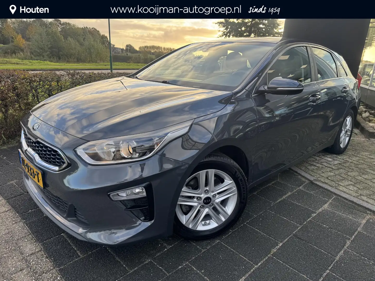 Kia Ceed / cee'd 1.0 T-GDi DynamicLine | Eerste Eigenaar | Dealeron Grijs - 1