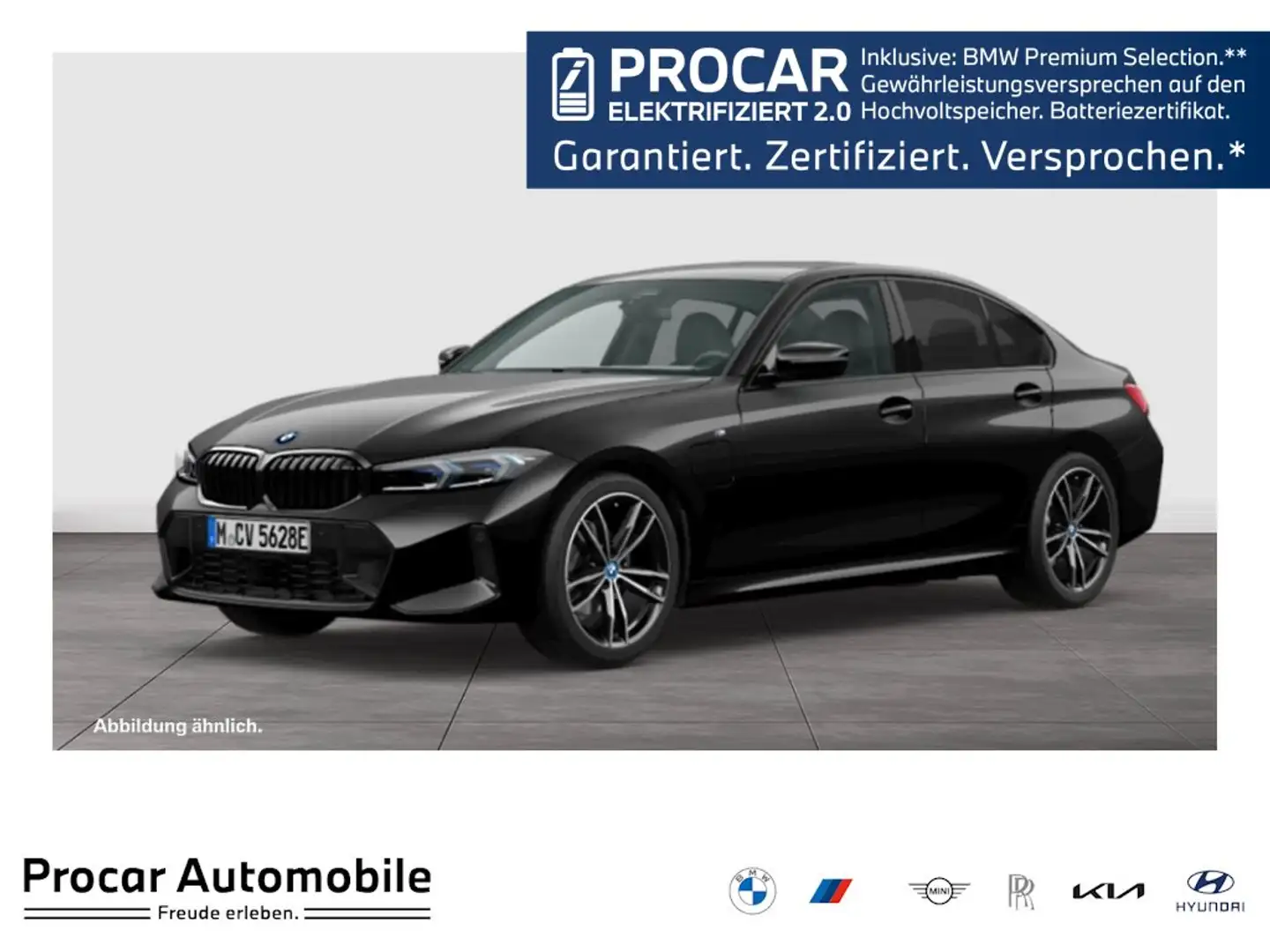 BMW 330 e xDrive M Sport ACC NAVI LED Sound Syst. LM Schwarz - 1