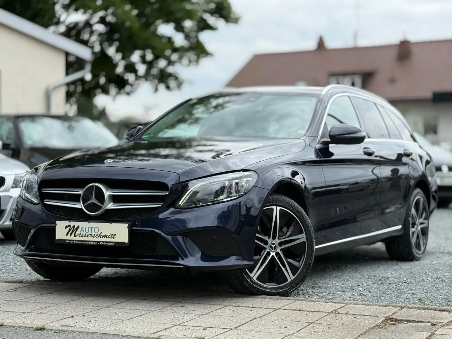 Mercedes-Benz C 220 T d 4MATIC-AHK-PANO-LEDER-BURMESTER-ACC Blauw - 2