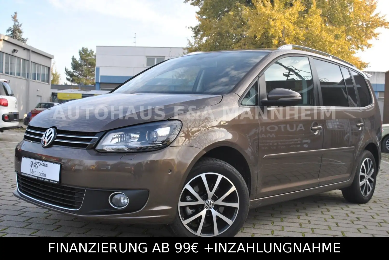 Volkswagen Touran 1.4 TSI DSG Highline Pano Navi Xenon Brun - 1
