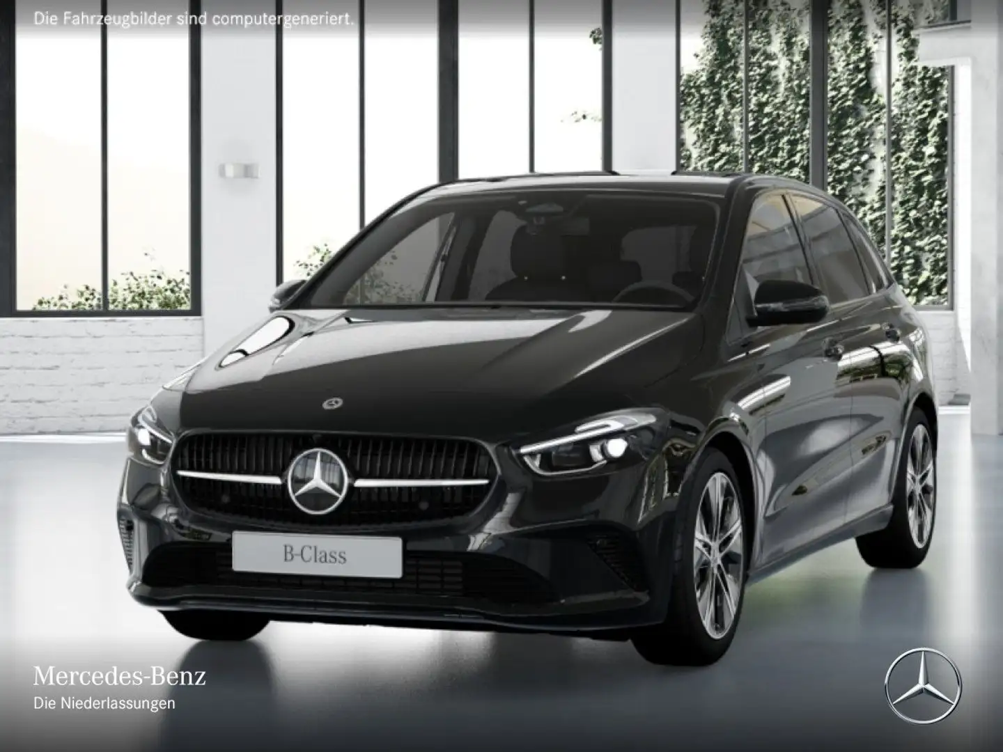 Mercedes-Benz B 200 PROGRESSIVE+NIGHT+PANO+AHK+MULTIBEAM+KAMERA Schwarz - 2