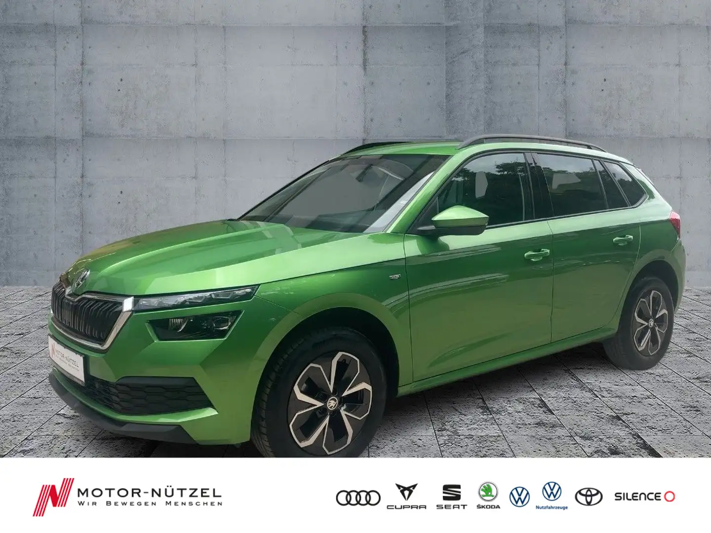 Skoda Kamiq 1.0 TSI DSG DRIVE 5JG+LED+APP+GRA+SHZ+PDC Grün - 1