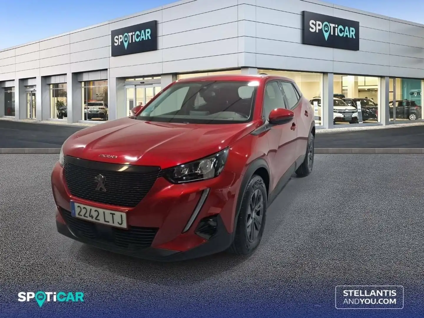 Peugeot 2008 1.2 PureTech S&S Active Pack 100 Rot - 1