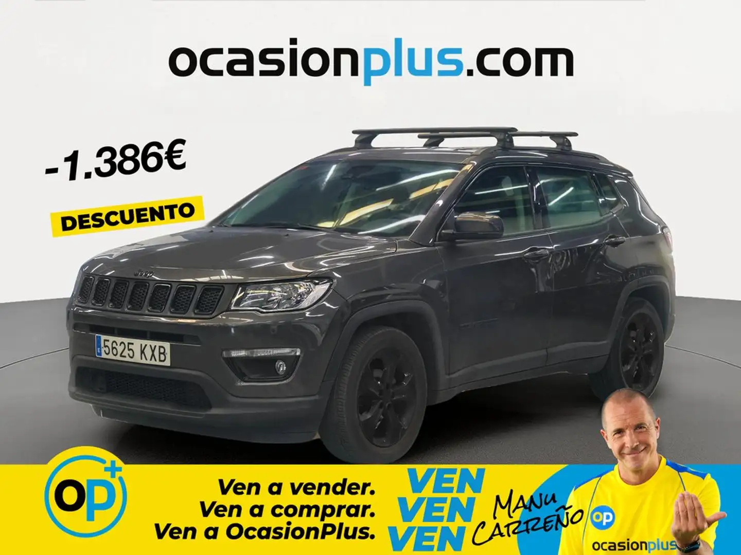 Jeep Compass 1.6 Mjt Night Eagle 4x2 Gris - 1
