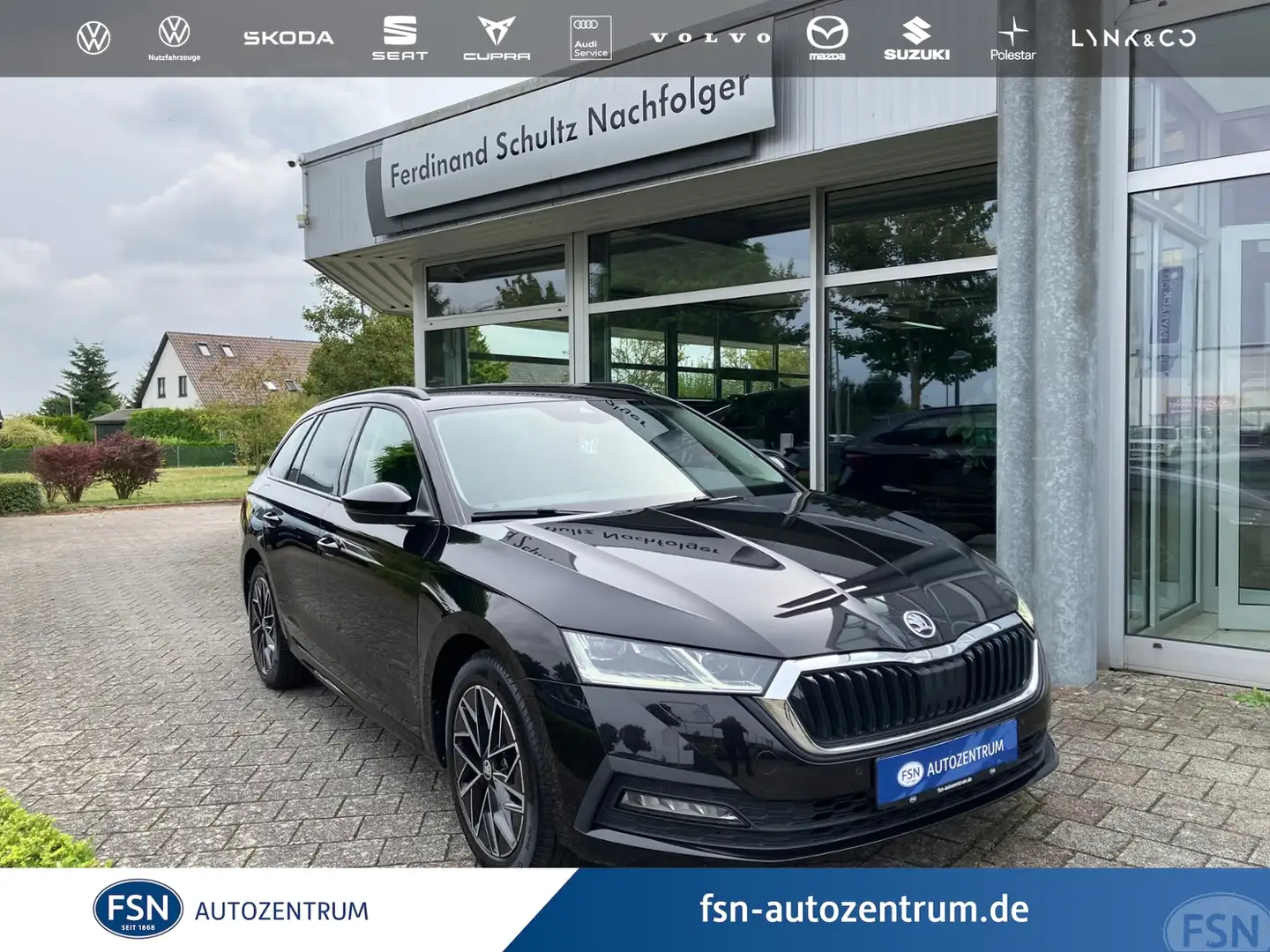 Skoda Octavia Combi 2.0 TDI Ambition DSG MATRIX AHK-Vorb. ACC N Schwarz - 1