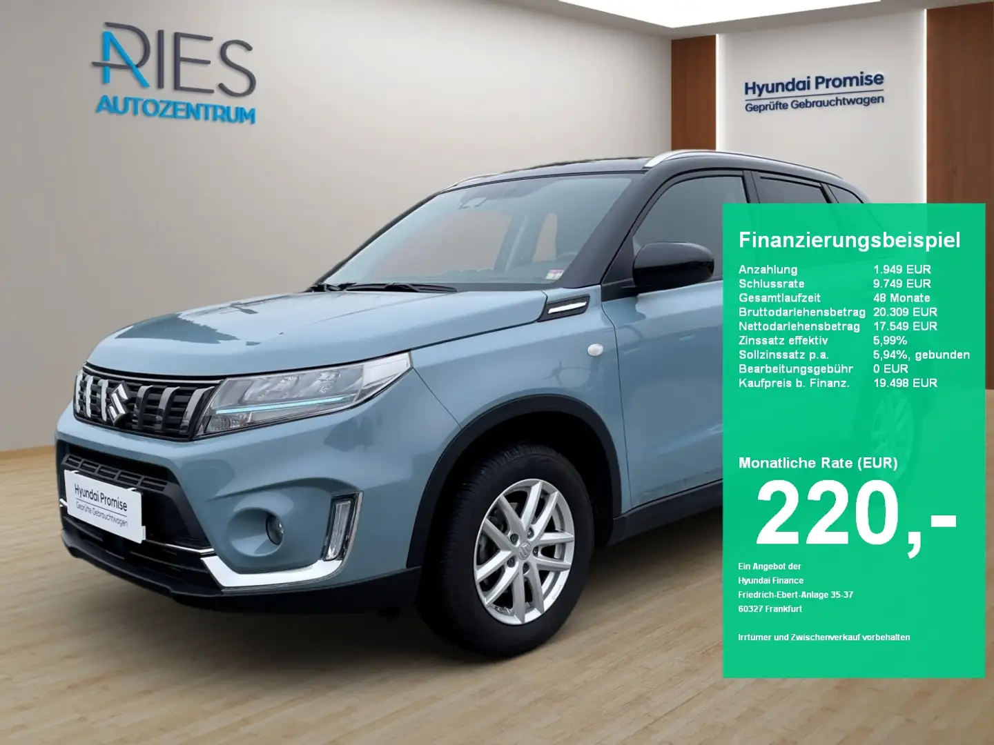 Suzuki Vitara 1.4 DITC 4x2 Comfort KlimaA*LED*SHZ*ACC Green - 1