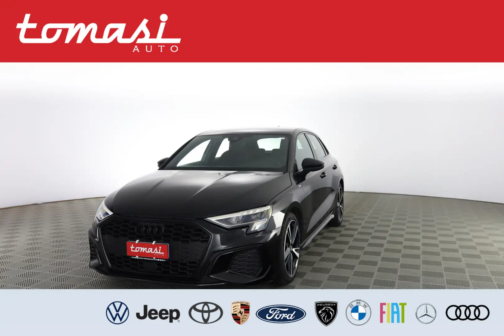 Audi A3 A3 SPB 35 TDI S tronic S line edition Nero - 1