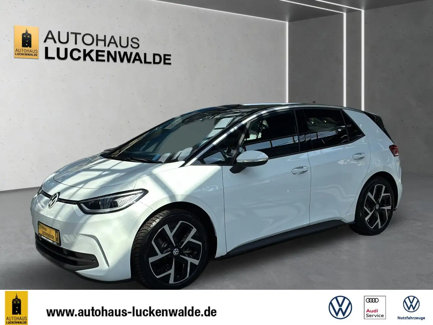 Volkswagen ID.3 Pro *MATRIX*NAVI*ACC*R-CAM*SHZ*WärmePumpe* Weiß - 2