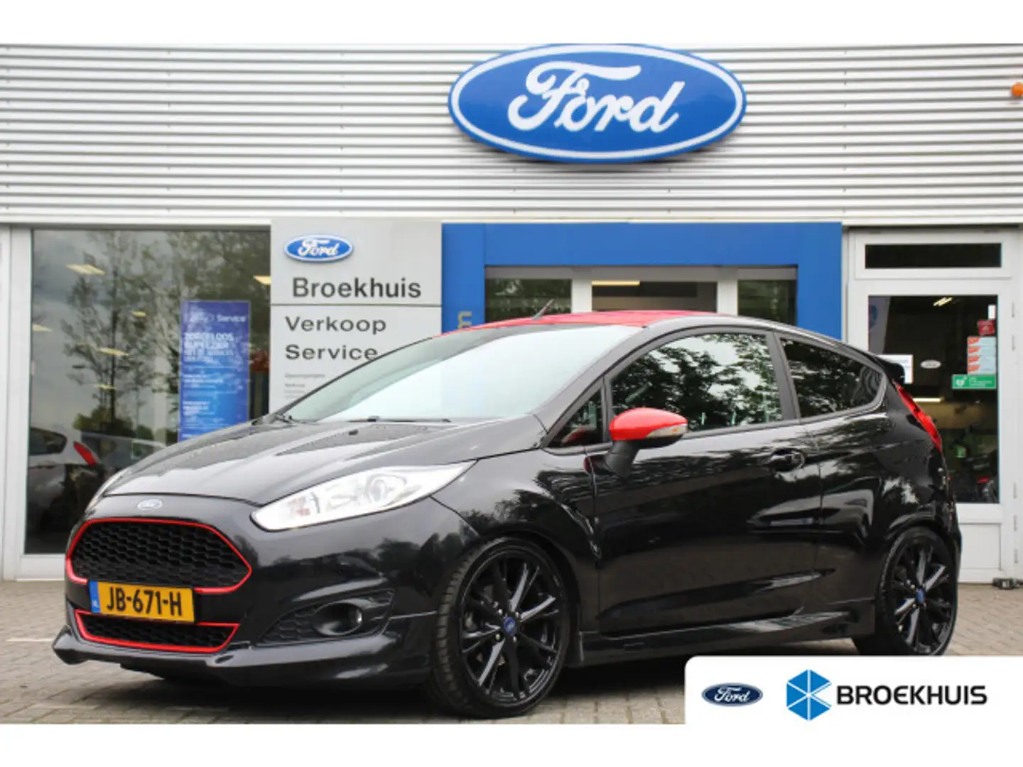 Ford Fiesta 1.0EB Black-Edition | NL-AUTO! | 140 PK | NAVI | P Noir - 1