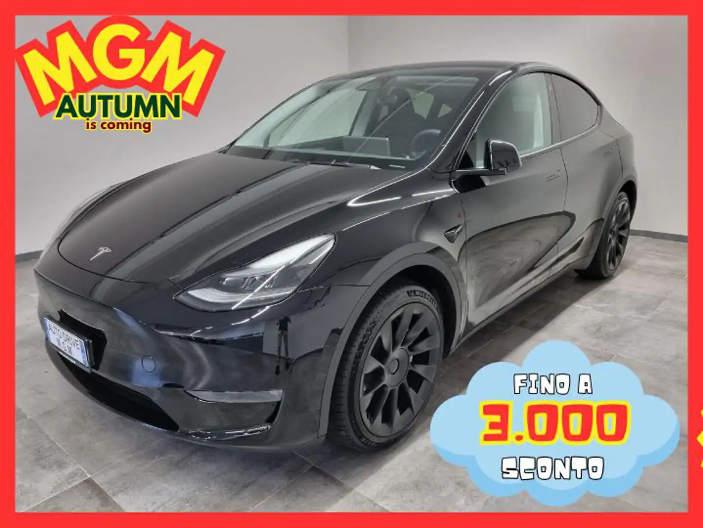 Tesla Model Y Long Range AWD Schwarz - 1