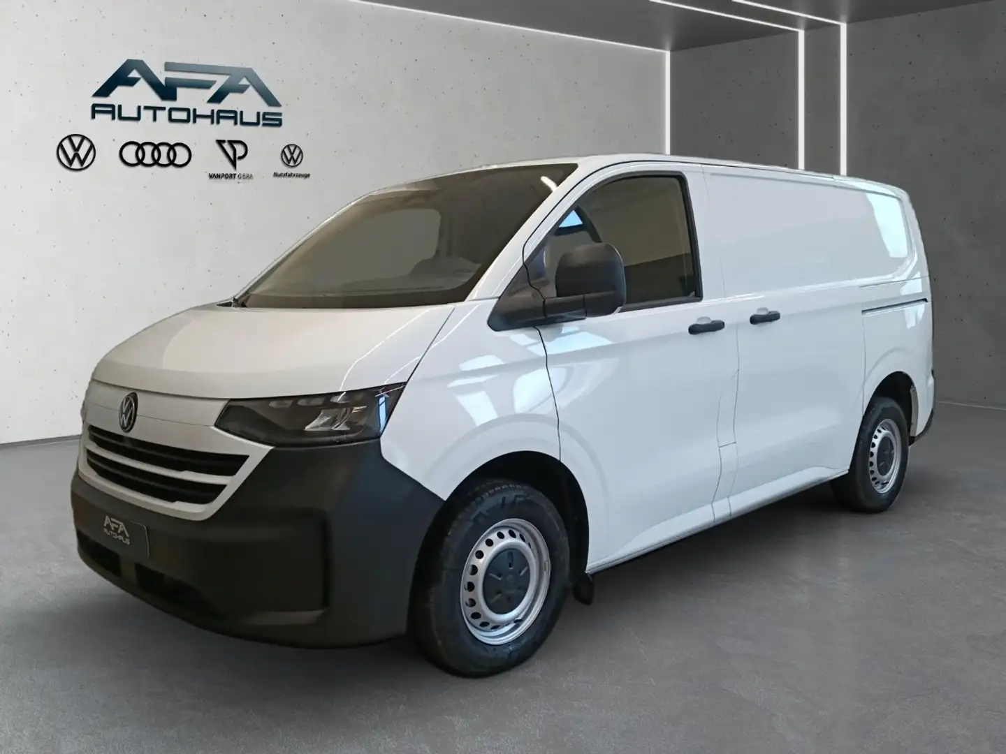 Volkswagen T7 Transporter Kasten TDI Klima*vorb. AHK*Sortimo Weiß - 2