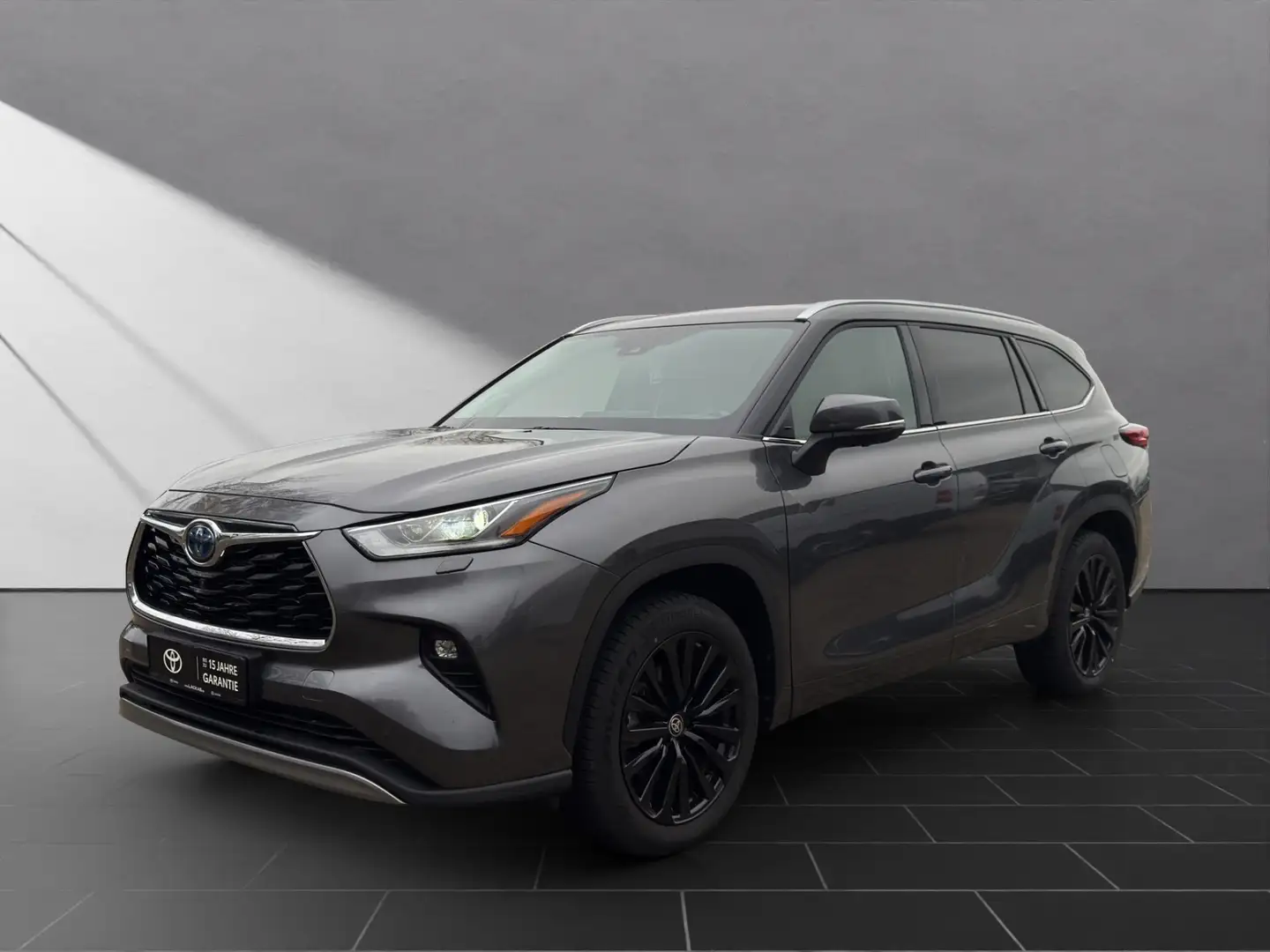 Toyota Highlander Hybrid Luxury 7 SITZER+LEDER+HuD+JBL Gris - 1