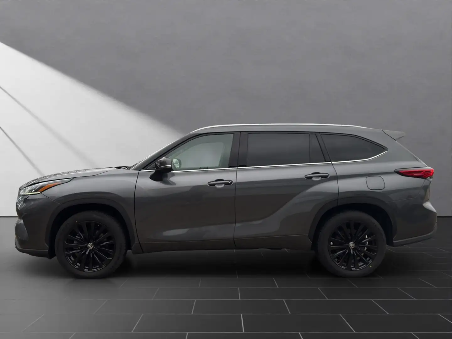 Toyota Highlander Hybrid Luxury 7 SITZER+LEDER+HuD+JBL Gris - 2