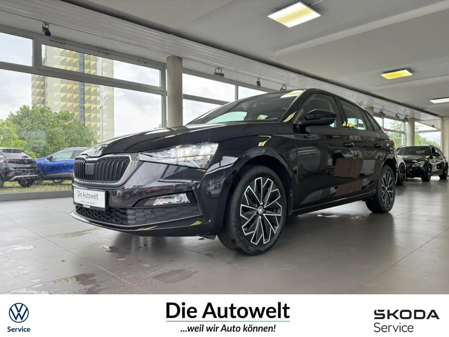 Skoda Scala Ambition 1.0 TSI DSG NAVI LED GRA SHZG PDC Klima Schwarz - 1