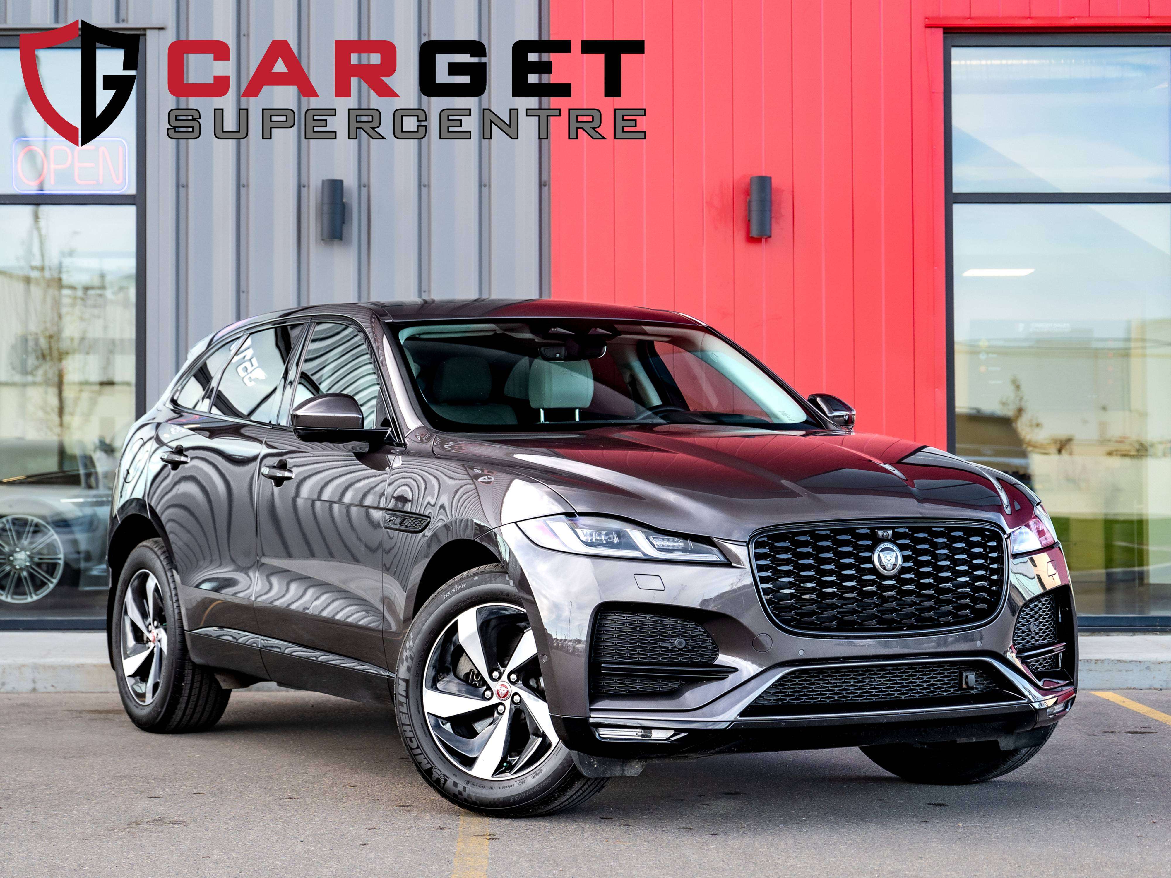 Gray 2021 Jaguar F-PACE SUV / Crossover All-Wheel Drive 8-Speed Automatic