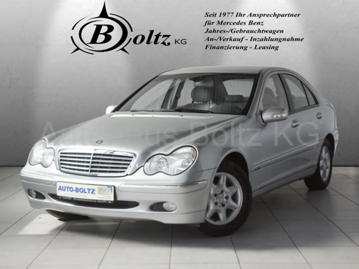 Mercedes-Benz C 200 K Elegance LMF Klimaa. Zilver - 1