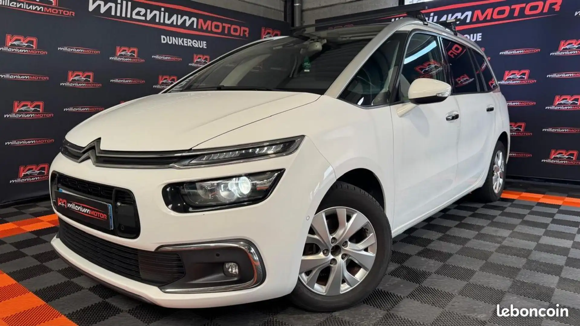 Citroen C4 Picasso shine 1.6 bluehdi 120 cv 7 places garantie 6 mois Bianco - 1