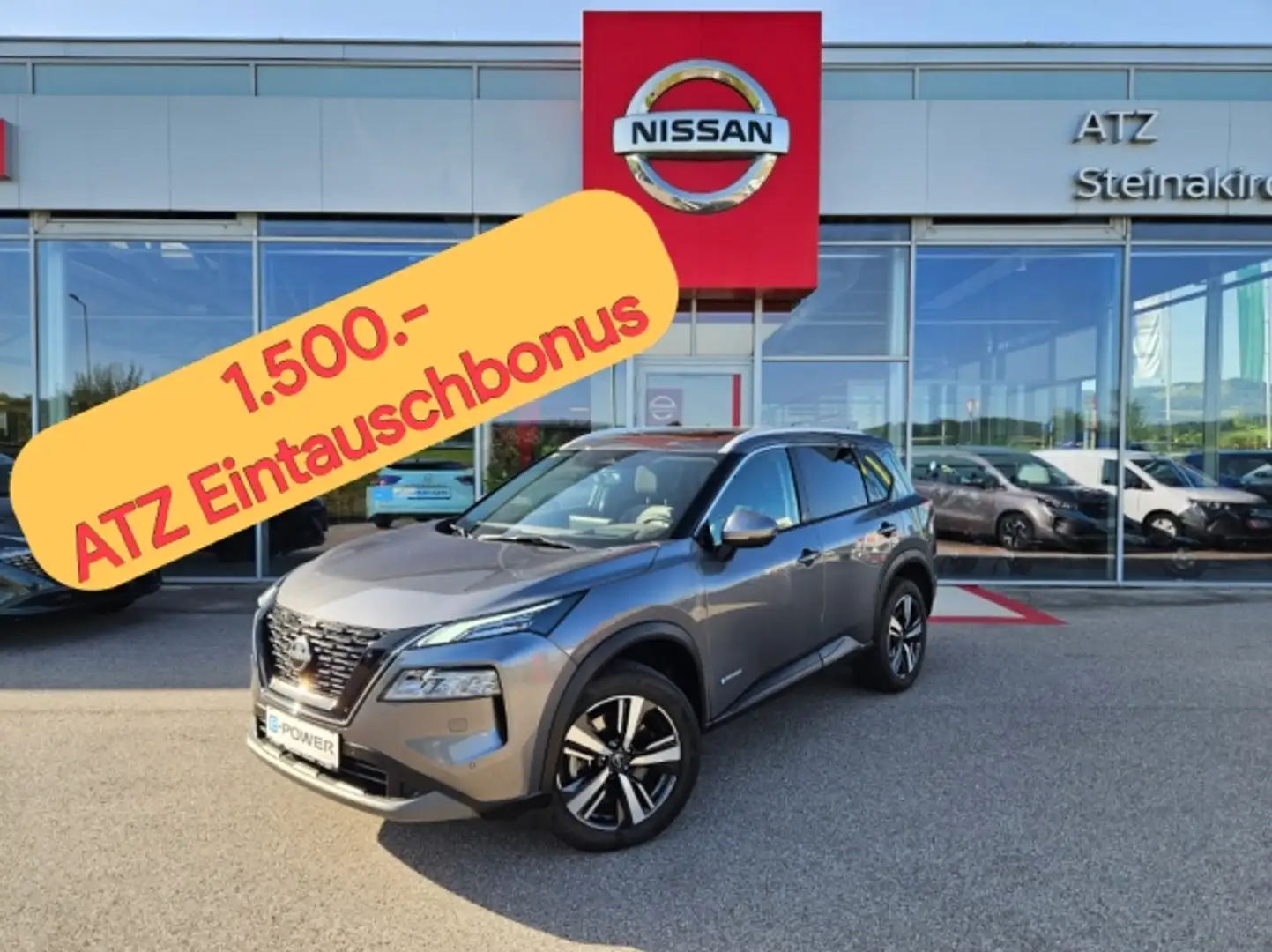 Nissan X-Trail 1,5 VC-T e-Power 4ORCE Allrad N-Connecta*Safety+* Grau - 1
