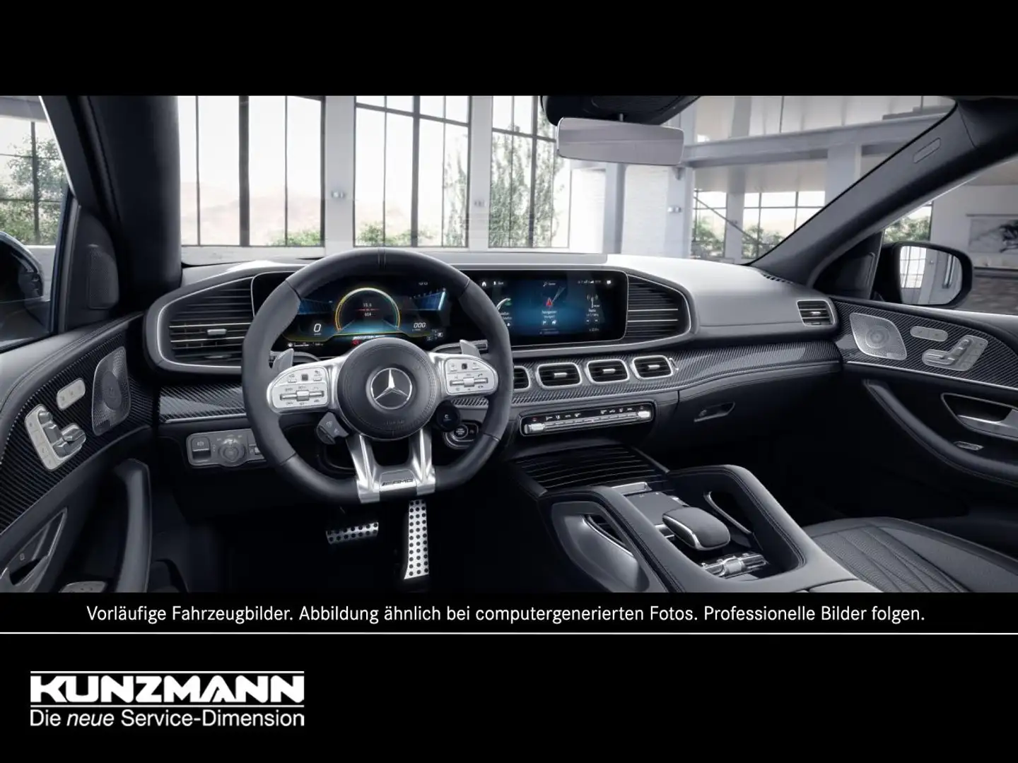 Mercedes-Benz GLE 63 AMG S 4M+ Coupé Night Panorama Head-Up Schwarz - 2