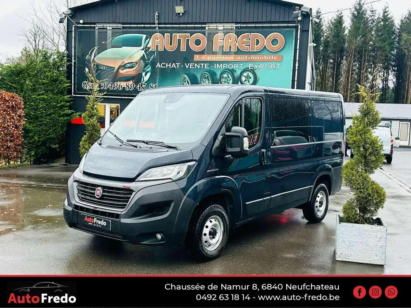 Fiat Ducato 2.3 Multijet L1H1 (EU6d) * 60 000 km * Tva * Bleu - 1