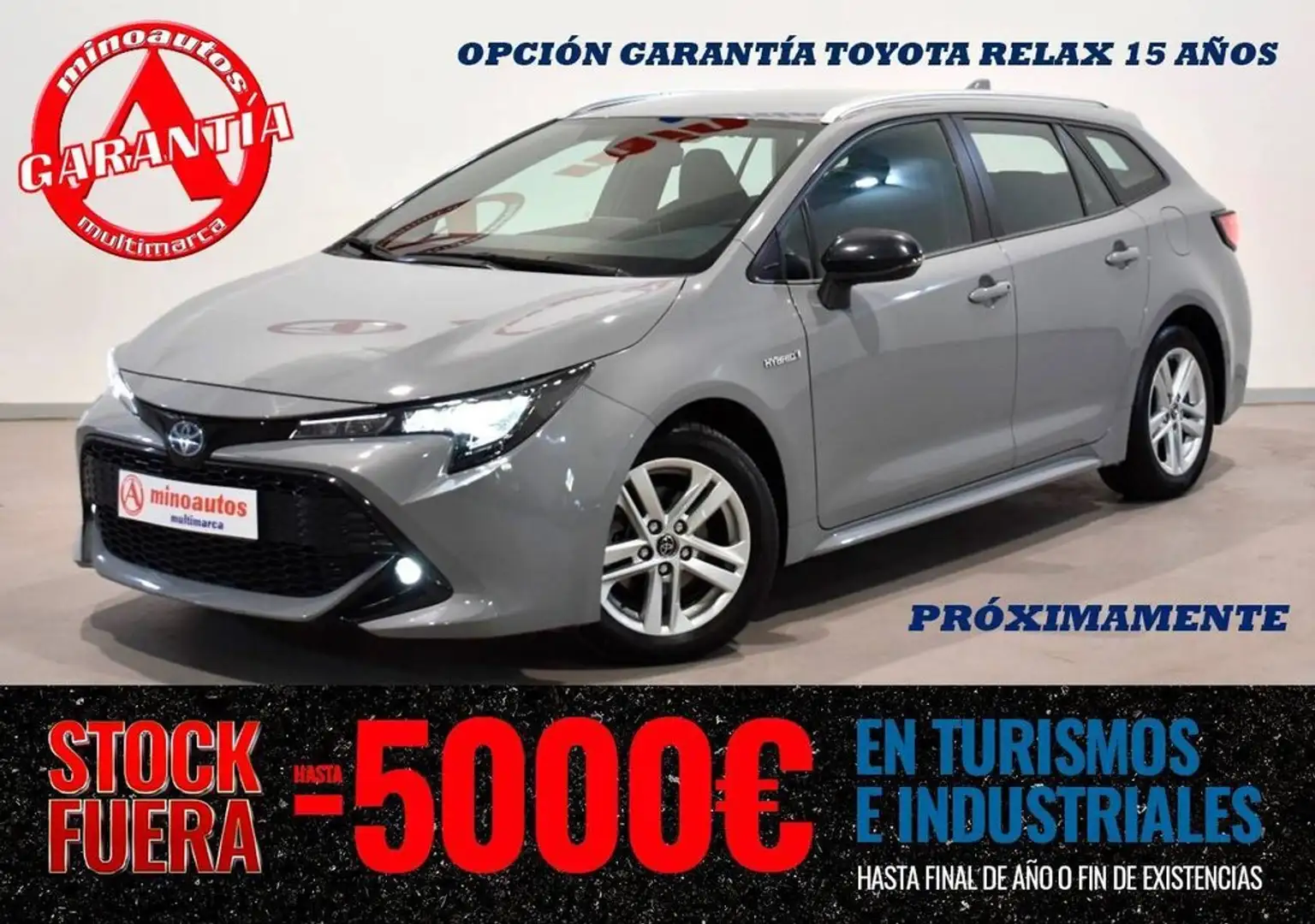 Toyota Corolla Touring Sports 125H Business Gris - 1