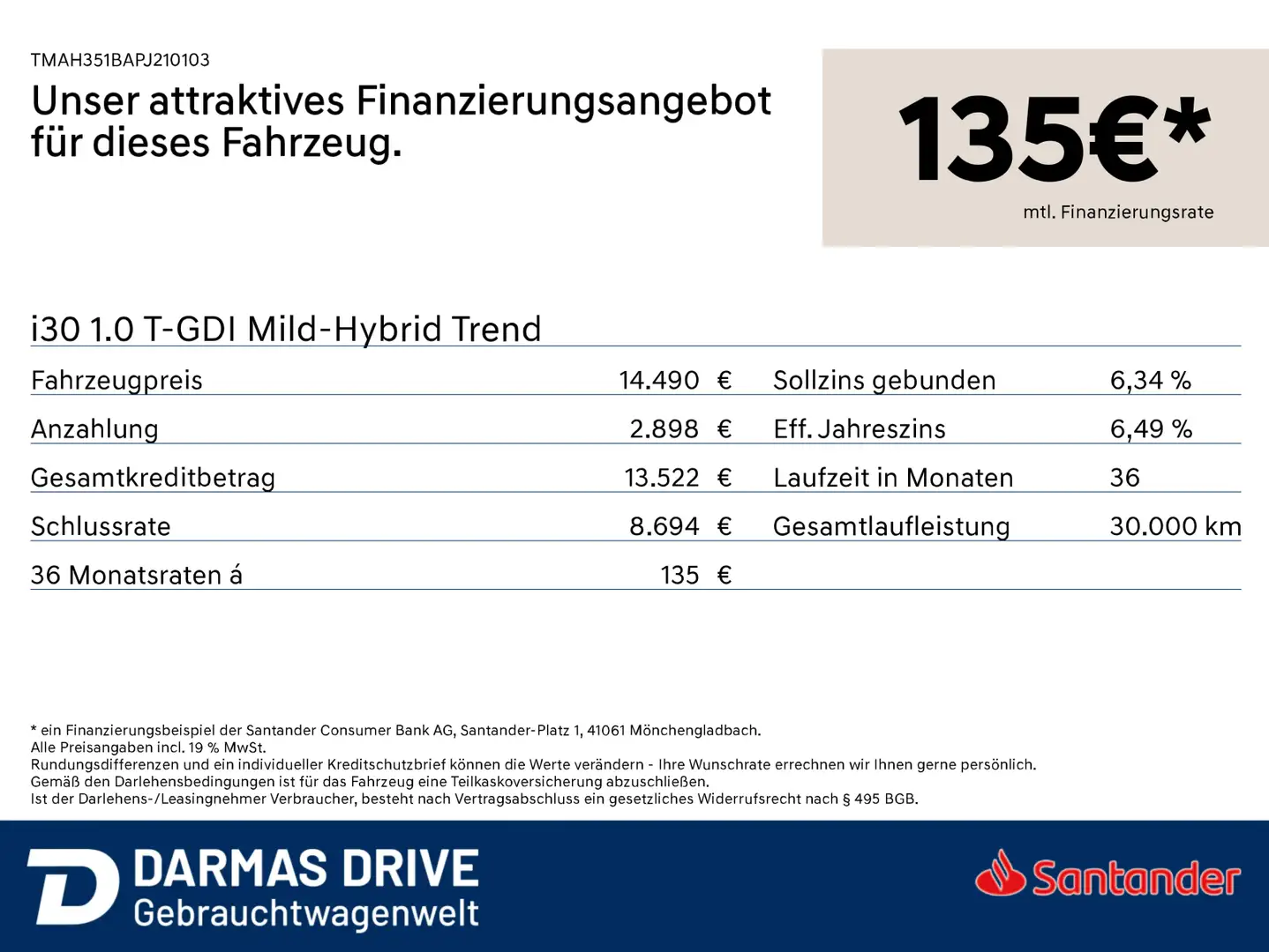 Hyundai i30 i30 1.0 T-GDI Mild-Hybrid Trend - 2