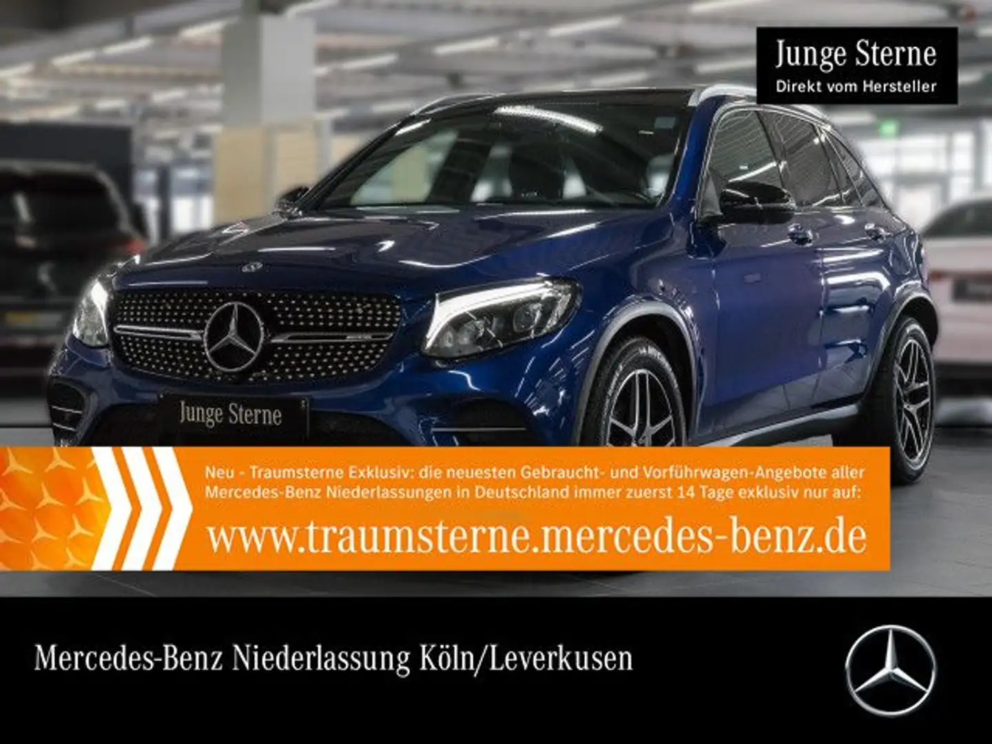 Mercedes-Benz GLC 43 AMG AMG Pano Multibeam Burmester COMAND HUD Kamera 9G Blauw - 1