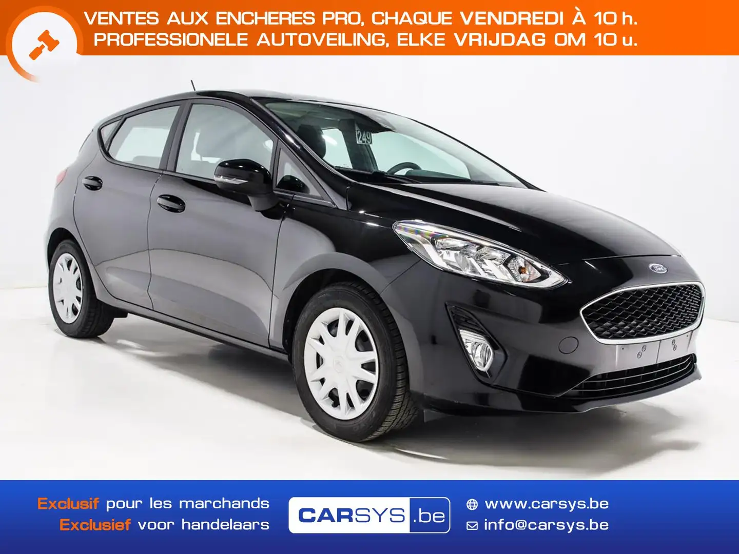 Ford Fiesta 1.0 - 100 - 5P CLIM - GPS Nero - 1