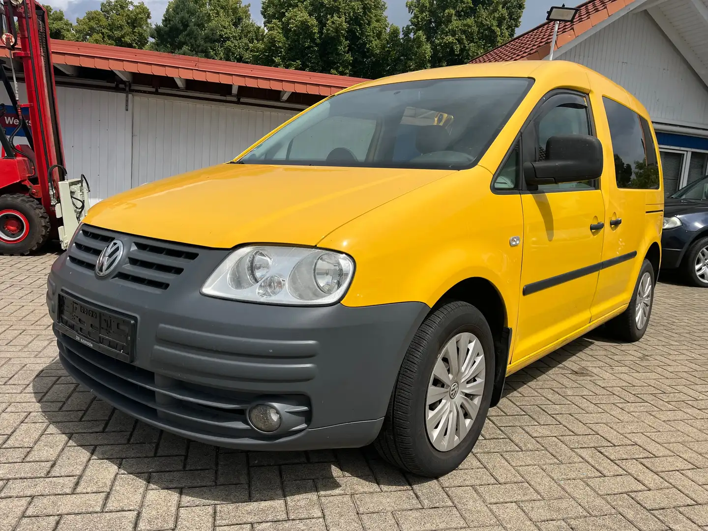 Volkswagen Caddy 1.9TDI, 105 PS, 9.2006, TÜV 7.2026, LKW, AHK Galben - 1