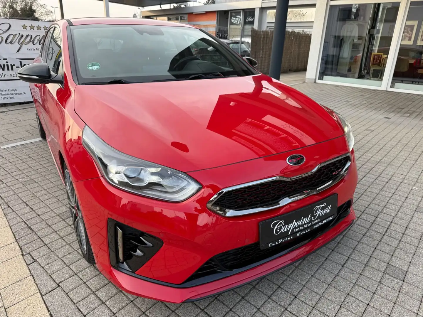 Kia ProCeed / pro_cee'd 2.Hand , NAVI,Alcantara,uvm Rouge - 2