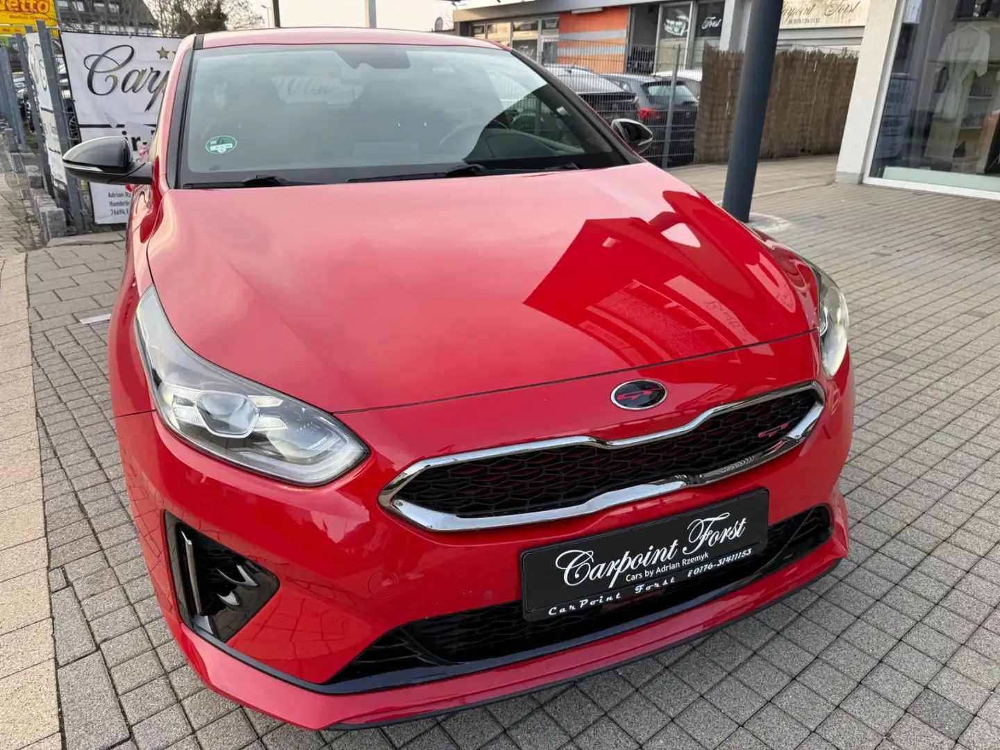 Kia ProCeed / pro_cee'd 2.Hand , NAVI,Alcantara,uvm Rouge - 1