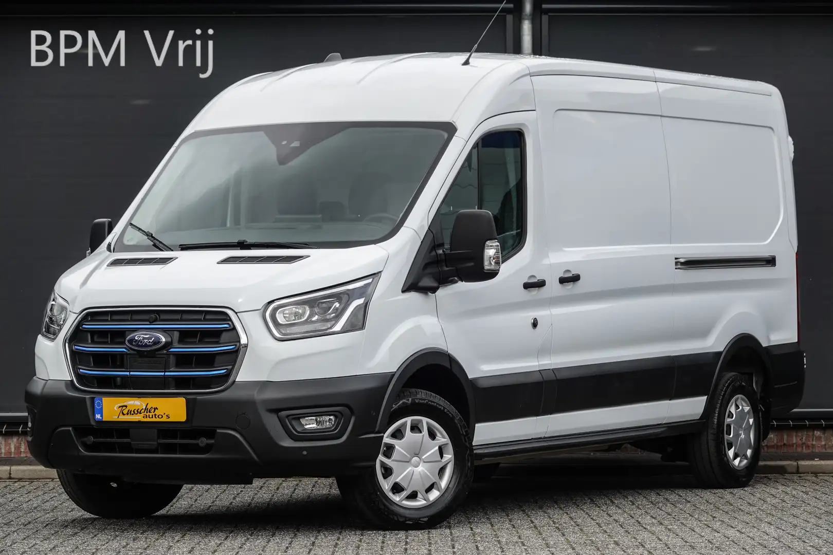 Ford E-Transit L3H2 184Pk | 68Kwh Volledig Elektrisch | RWD | 2xS Wit - 1