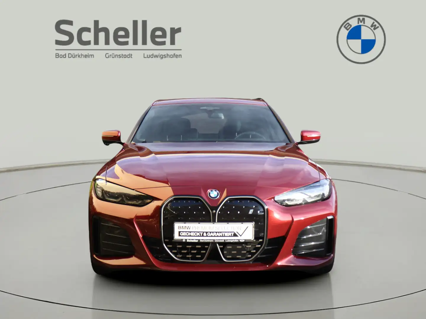 BMW i4 eDrive40 Gran Coupé M Sport HiFi Led Glasdach Rot - 2