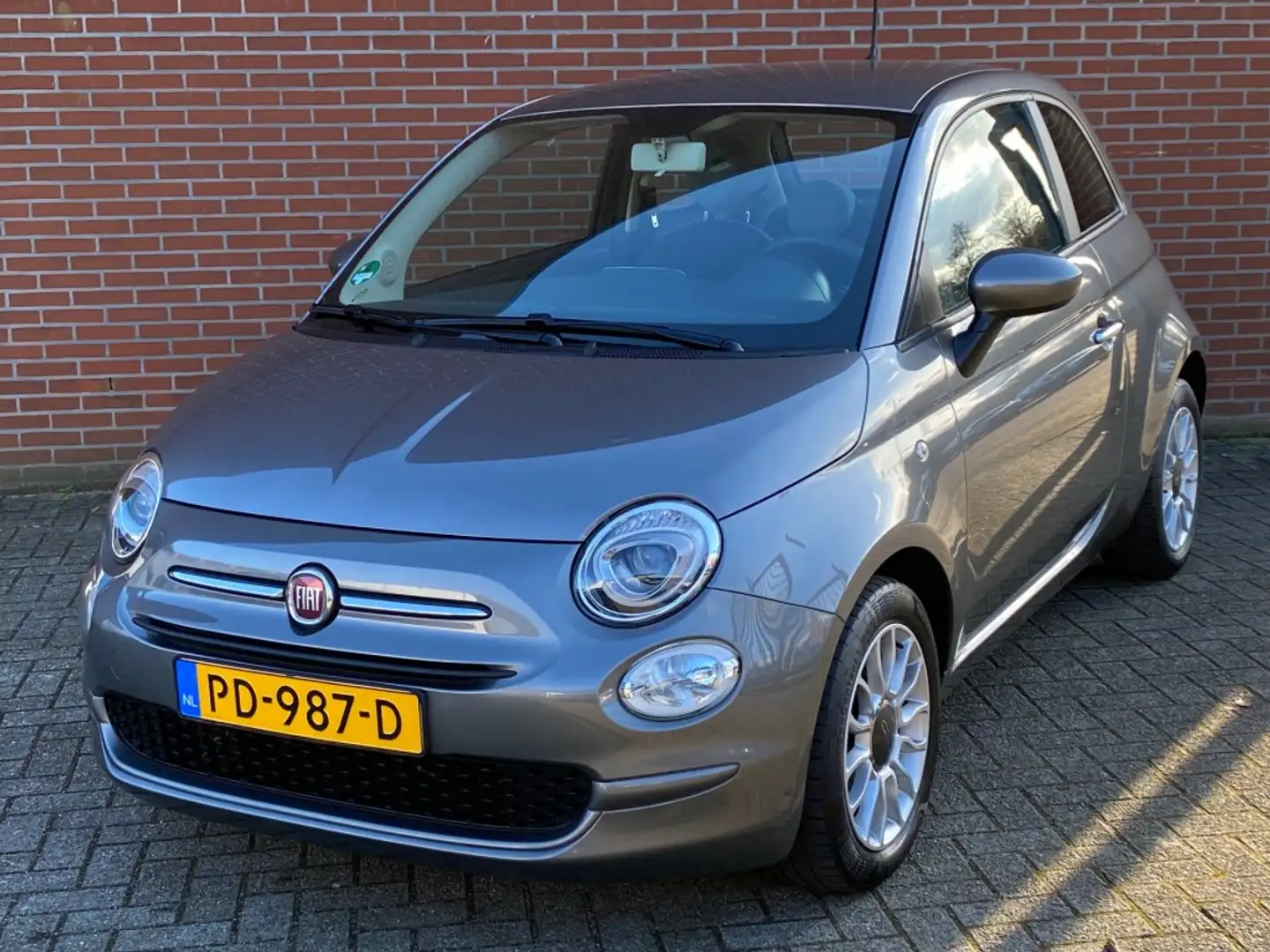 Fiat 500 0.9 TA T 80 PK POPSTAR AIRCO LICHTMETALEN VELGEN Grau - 2