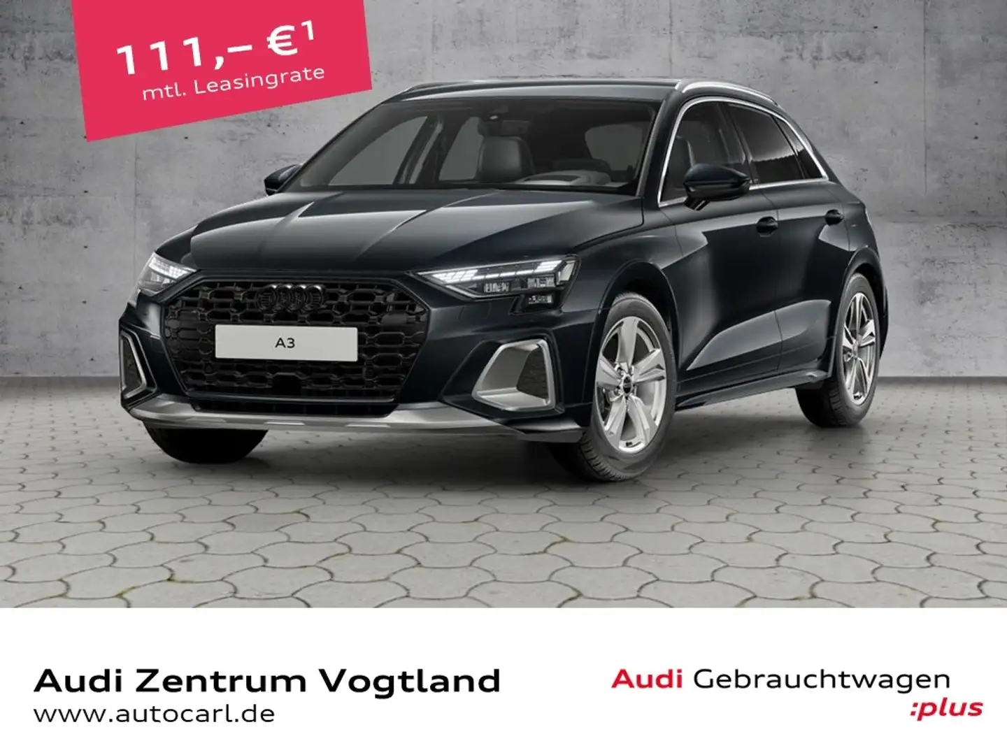 Audi A3 allstreet 35TFSI Navi/AHK/Matrix/HuD/Leder/ACC KL Grau - 1