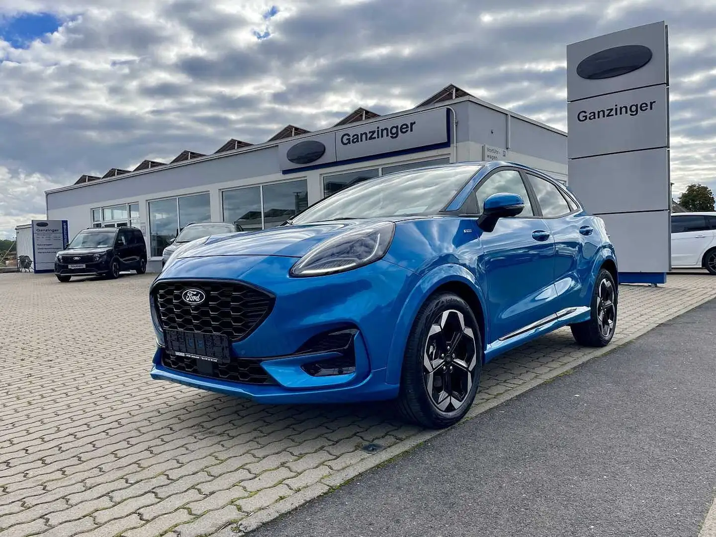 Ford Puma ST-LINE X Hybrid Automatik, NP 40.890+5 JAHRE GARA Bleu - 1