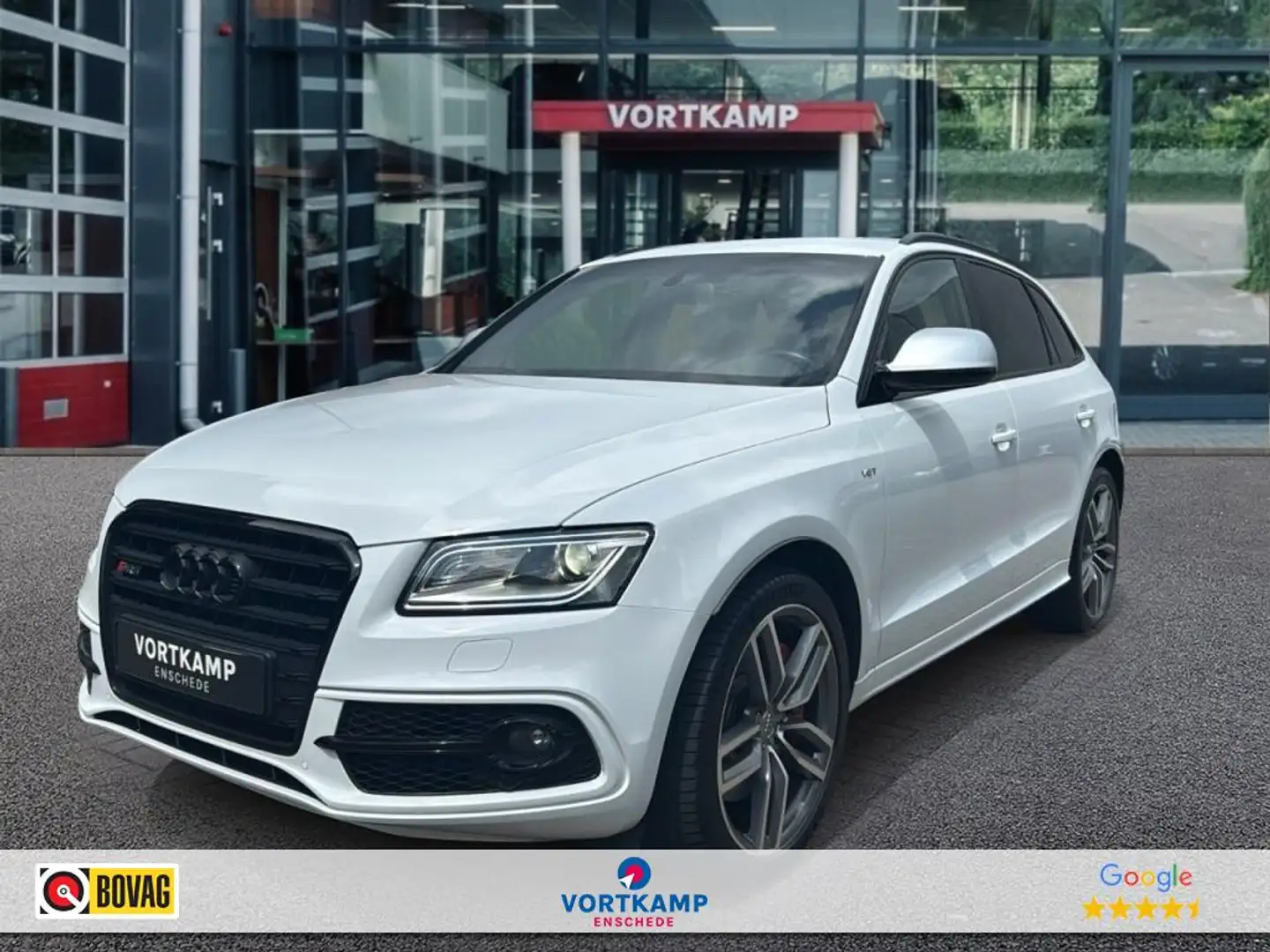 Audi SQ5 3.0 TDI QUATTRO TREKHAAK/CAMERA/NAVI/CRUISE/STOELV Wit - 1