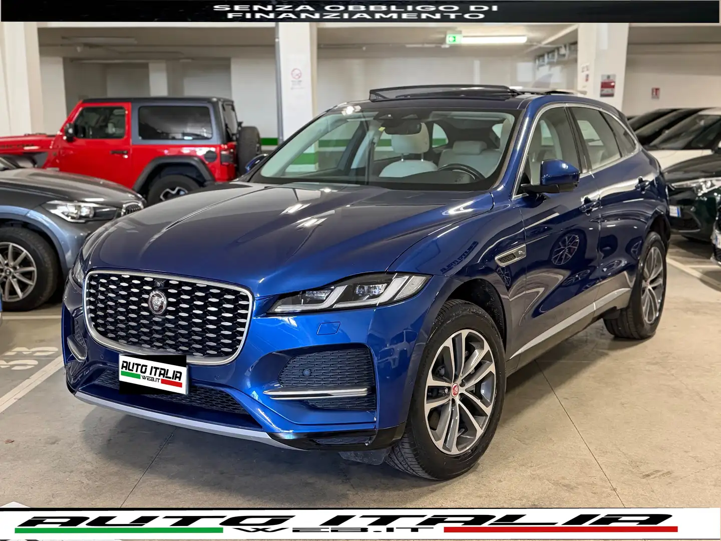 Jaguar F-Pace F-Pace 2.0d i4 mhev S AWD 204CV#TETTO#PELLETOTALE Bleu - 1