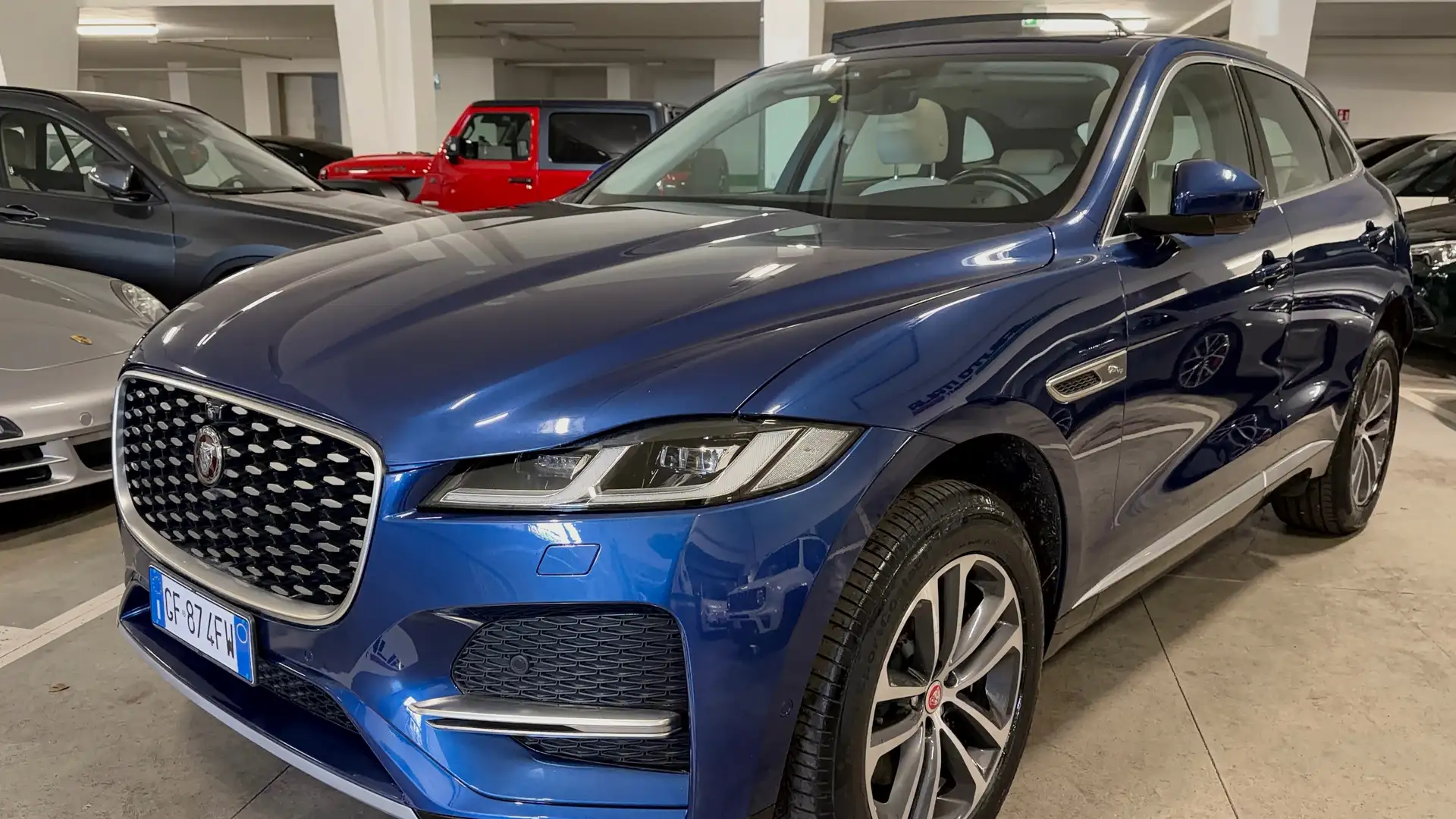 Jaguar F-Pace F-Pace 2.0d i4 mhev S AWD 204CV#TETTO#PELLETOTALE Bleu - 2