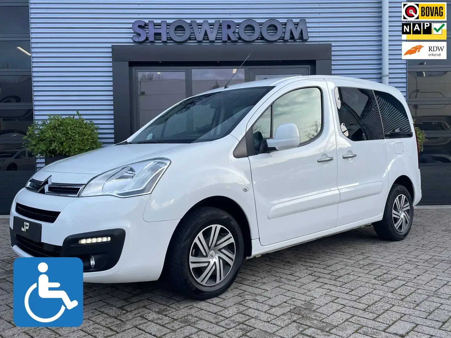 Citroen Berlingo 1.6 BlueHDi Feel Rolstoelauto 5+1 Automaat|Airco|C Wit - 1