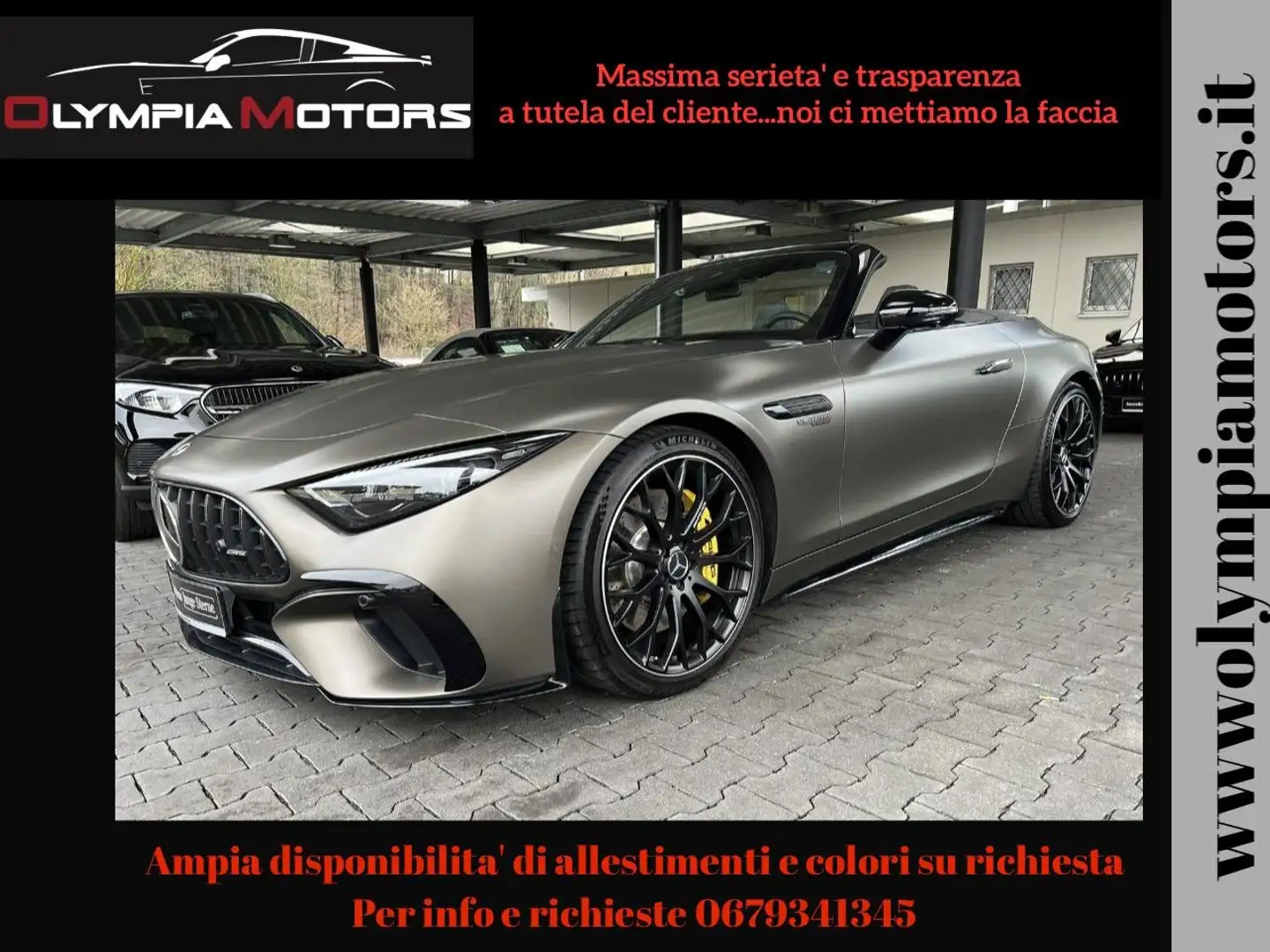 Mercedes-Benz SL 63 AMG CABRIO DIGITAL LIGHT KAMERA 360° BURMESTER Gris - 1