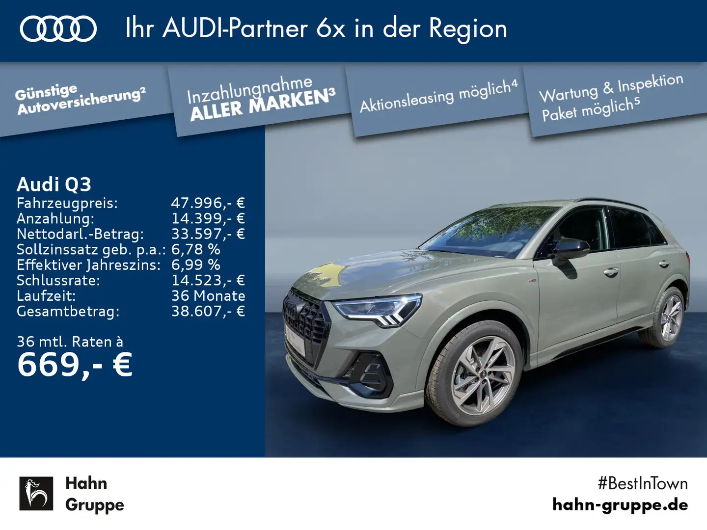 Audi Q3 Audi Q3 S line 35 TDI 110(150) kW(PS) S Grau - 1