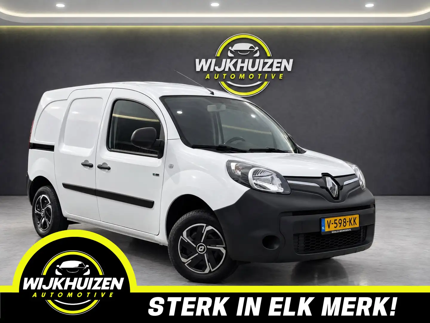 Renault Kangoo Z.E. 44 KW (Huur Accu) met Navigatie !!! Cruise !!! Nap Weiß - 1