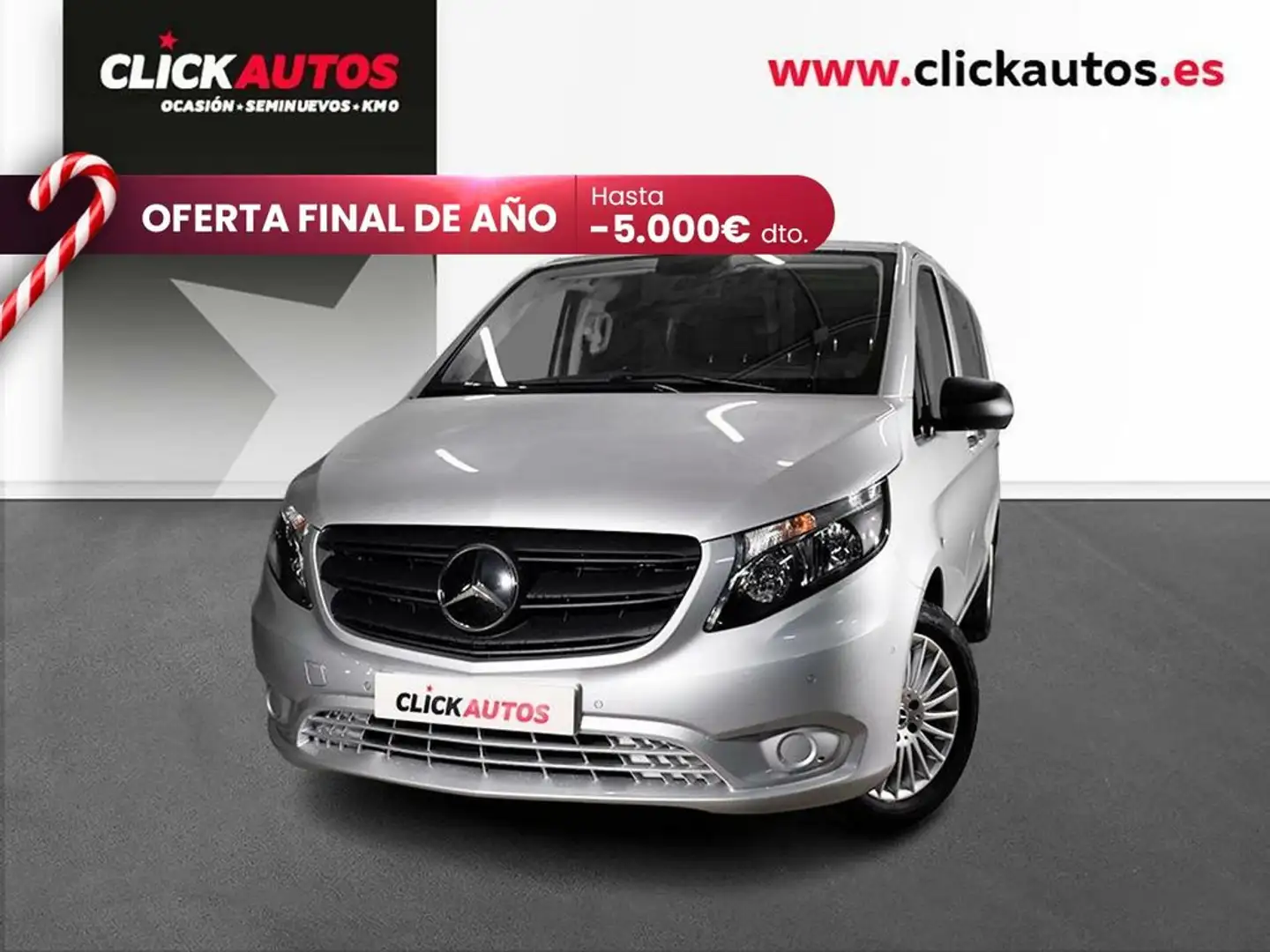 Mercedes-Benz Vito 2.0 CDI 136CV Tourer Pro Larga Autom. Plateado - 1