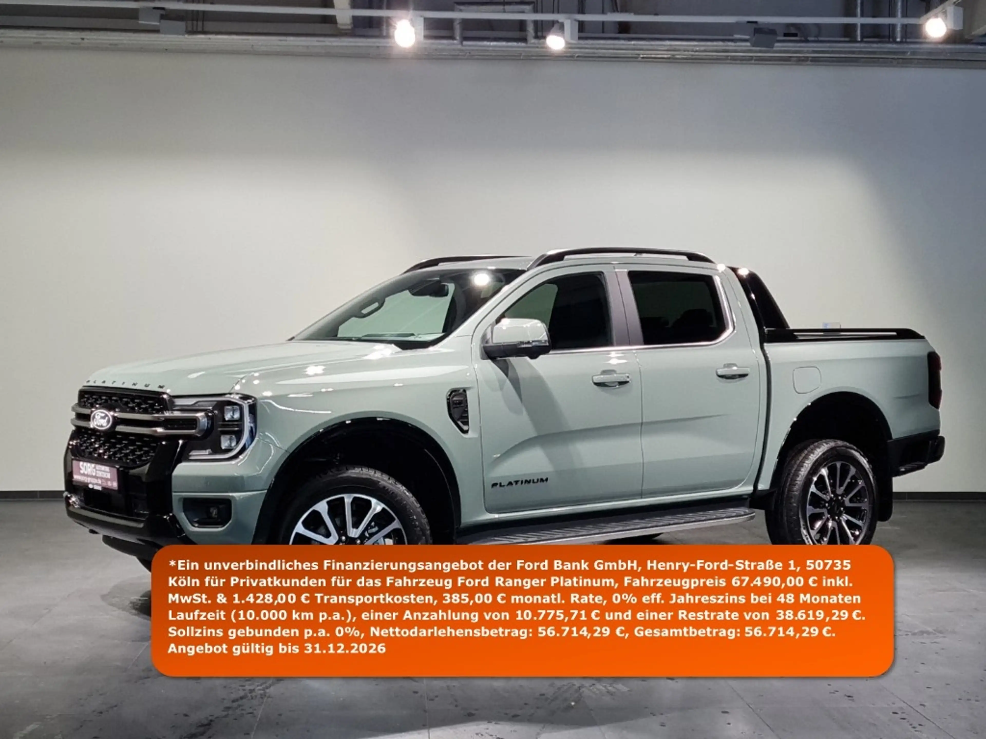 Ford Ranger Platinum Doppelkabine 3,0l V6 e-4WD — photo 2