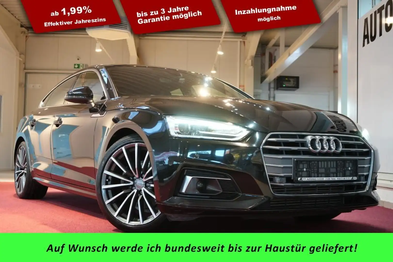 Audi A5 Sportback 40 TFSI sport *LED*Navi*ACC*LEDER* Noir - 1