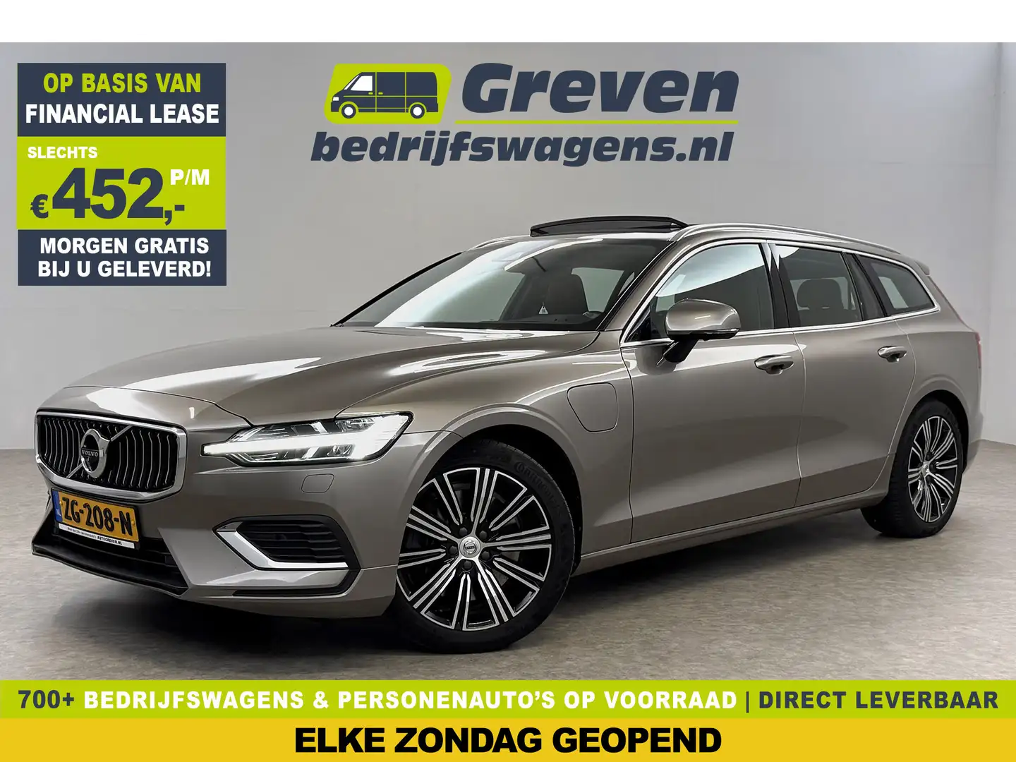 Volvo V60 2.0 T8 Twin Engine AWD Inscription 304PK Pano Harm Beige - 1