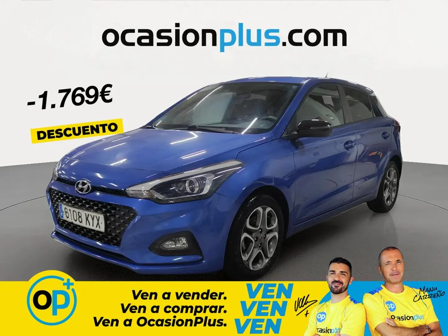 Hyundai i20 1.0 TGDI Tecno LE 100 Azul - 1